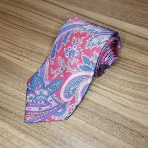 Christian Dior Paisley Silk Tie Vintage